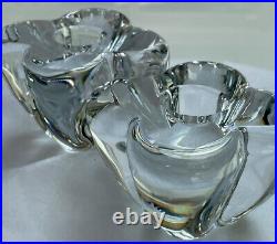 Exquisite BACCARAT Pair DIOMEDE Crystal CANDLESTICK CANDLE HOLDERS