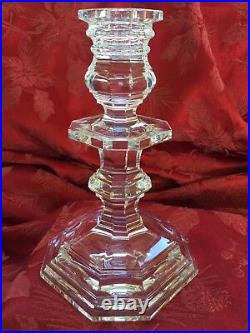 FLAWLESS Exquisite BACCARAT Art Crystal REGENCE 7 1/2 CANDLESTICK CANDLE HOLDER