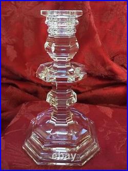 FLAWLESS Exquisite BACCARAT Art Crystal REGENCE 7 1/2 CANDLESTICK CANDLE HOLDER