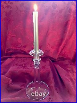 FLAWLESS Exquisite BACCARAT Crystal 9 Vintage CANDLESTICK CANDLE HOLDER RARE