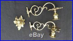 French Candle Piano Sconces Superb Vintage French Bronze Wall Candlesticks