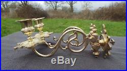 French Candle Piano Sconces Superb Vintage French Bronze Wall Candlesticks