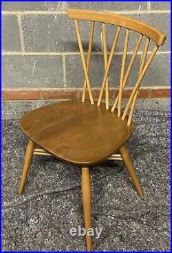 Good Retro Ercol Candlestick Dining Chair, Clean Condition Choice Of 6