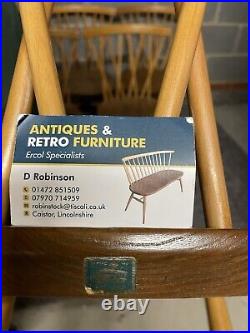 Good Retro Ercol Candlestick Dining Chair, Clean Condition Choice Of 6