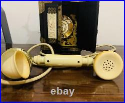 Gorgeous Vintage Mid Century French Inspired Cabinet Candlestick Telephone