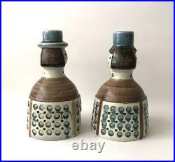 Gustavsberg Candle Holder Set Vintage Genuine Collectible Free Shipping from JPN