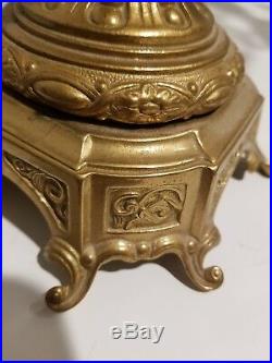 Italian Vintage Brevettato Brass/Bronze Candelabra/Candlesticks