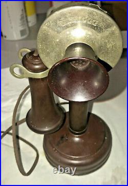 KELLOGG VINTAGE CANDLESTICK TELEPHONE ca. 1901- 1907