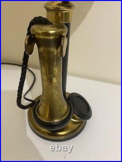 Lamp Candle Stick Telephone Phone Vintage