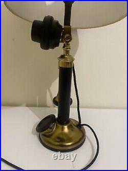 Lamp Candle Stick Telephone Phone Vintage