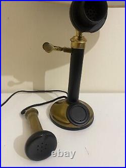 Lamp Candle Stick Telephone Phone Vintage