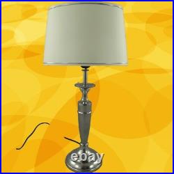 Lamp Nickel Plated Umbrella 144.01O30S H. 57cm Table Lamp Present IN Vintage