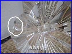 Liberty Pair of Vintage Glass Candle Holder / Candle Stick Free Post