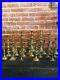 Lot-25-Vintage-BRASS-Candle-Holders-Candlesticks-Patina-Wedding-Lighting-Decor-01-pmk