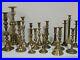 Lot-of-18-Vintage-Brass-Candlestick-Candle-Holders-Wedding-Tall-Heavy-Quality-01-iu