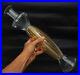 MCM-Alberto-Dona-Murano-Glass-Candle-Stick-Holder-Gold-Fleck-Vintage-Italy-01-lv
