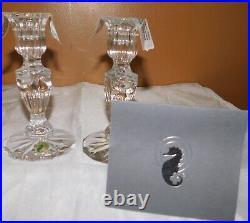 MIB Pair Waterford Crystal Candlesticks Candle Holders Prentiss Weddings