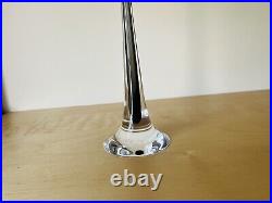 Made By Cenedese For Mrs. Leopold Murano Glass Candle Stick 14 Tall