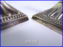 Mappin & Webb Triple Deposit Princes Plate W10848 Candlestick Holder Pair