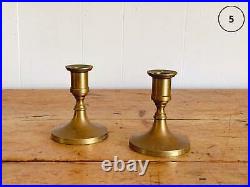 NEW STYLES ADDED! Assorted Pairs of Vintage Brass and Taper Candlestick Holders