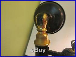 Old Vintage Candlestick Phone-Black and Gold Tone Western Electric Phone