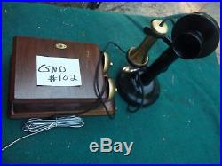 Original Vintage Candlestick Telephone, without dial (CSND#102)