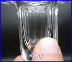 PAIR Antique Vintage BIG 12.5 Bohemian Czech Cut Crystal Glass Candlesticks