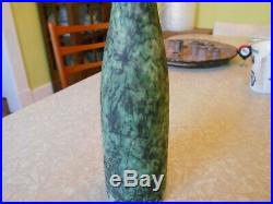 PUP MCCARTY Signed VINTAGE McCartys Pottery Bottle / Candlestick Delta Green WOW