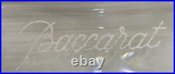 Pair BACCARAT Signed Clear Crystal Versailles Harcourt 8 Candlesticks Great