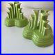 Pair-Fiestaware-Chartreuse-Green-PYRAMID-TRIPOD-Candle-Holder-Candlestick-01-xtn