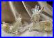 Pair-Murano-Italy-Glass-Gold-Flecked-Bubble-Reindeer-Candleholders-candle-sticks-01-oo