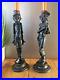 Pair-Of-Antique-Vintage-Novelty-French-Soldier-Metal-Candle-Holders-Candlesticks-01-juy