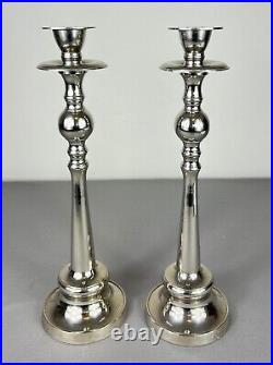 Pair Of French Vintage Candle Holders (lot 5077)