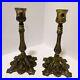 Pair-Ornate-Pewter-Silver-Plated-Candlesticks-Rare-Vintage-Candle-Holders-Decor-01-su