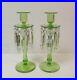 Pair-Pairpoint-11-75-Luster-Candlesticks-Wheel-Cut-Crystal-Controlled-Bubble-01-bb