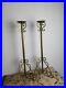 Pair-Vintage-Floor-Standing-Metal-black-gold-Candle-Stick-Holders-28-71cm-Tall-01-kupe