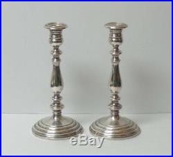 Pair Vintage Gorham Sterling Silver 10 Candlesticks