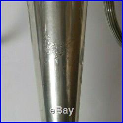 Pair Vintage Poole Sterling Silver 5-Lite 10.5 Candelabra / Candlesticks