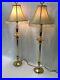 Pair-Vtg-Brass-Candlestick-Table-Lamps-Mid-Century-Hollywood-Regency-Buffet-Tall-01-bch