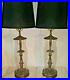 Pair-of-Antique-Vtg-Tall-Antique-Brass-Candlestick-Hurricane-Glass-Lamps-01-wpm