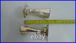 Pair of Candlestick Holders Beautiful Vintage Silver 925