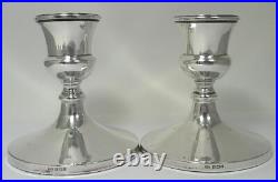 Pair of Vintage Sterling Silver Candlesticks (4 ¼) Hallmarked 1964 (444g)
