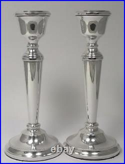 Pair of Vintage Sterling Silver Candlesticks (6 1/8) Hallmarked 1973