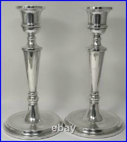 Pair of Vintage Sterling Silver Candlesticks (7 ¾) Hallmarked 1988