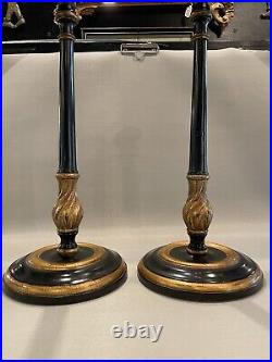 Pair of Vintage Theodore Alexander Regency Revival Candlesticks