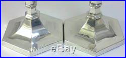 Pair of Vintage hallmarked Silver 17.5cm Candlesticks 1974 by Mappin & Webb