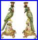 Porcelain-candlesticks-with-bronze-ornaments-Parrots-Boho-decor-hand-painted-01-yd
