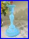 Portieux-vallerysthal-glass-candlestick-CHIMERE-Blue-opaline-01-en