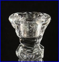 Pr. Vintage Large Waterford Crystal Candlesticks Slovenia Sea Jewel 10 tall
