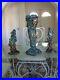 RARE-D-Halverson-Signed-Vintage-1980s-Bronze-Sculpture-Vase-Candlesticks-01-sah